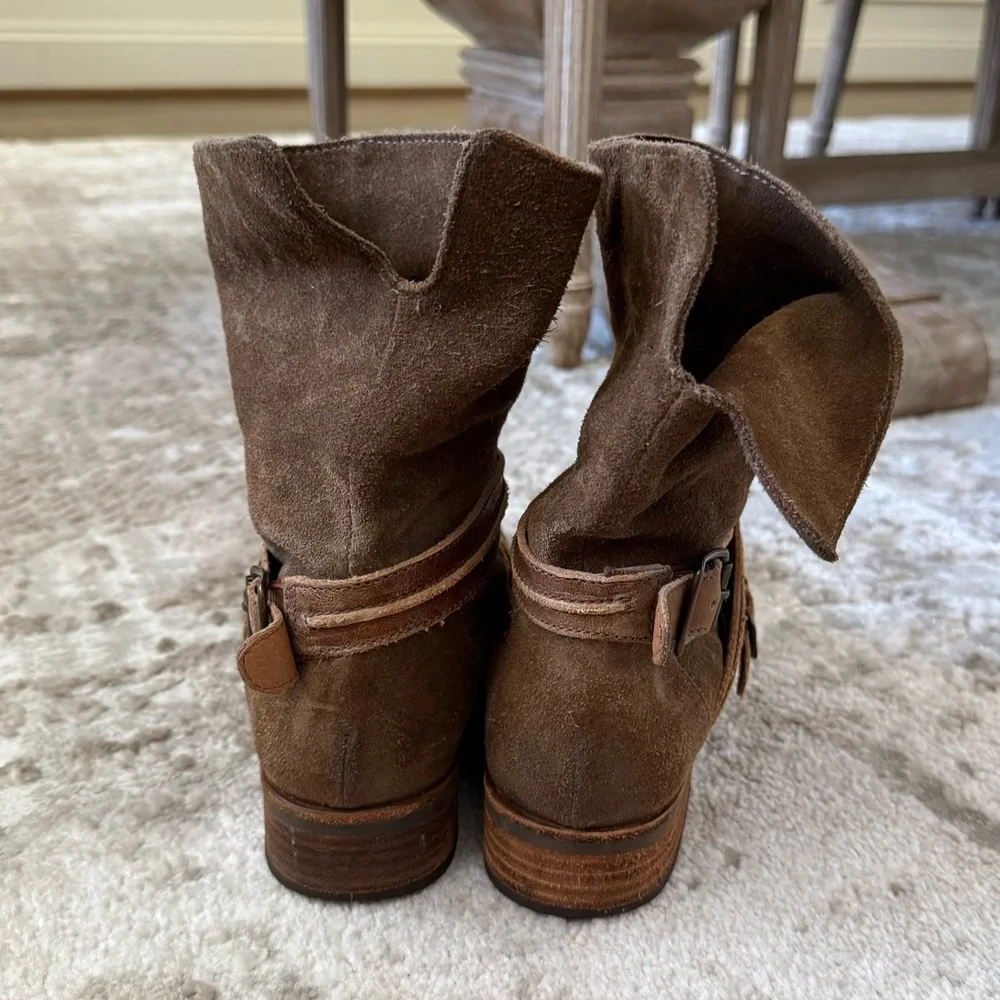 Free People Matisse Brown Suede  Boots - Picture 4 of 6